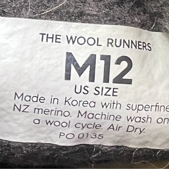 ALL BIRDS SAVANNA NIGHT MERINO WOOL RUNNERS MEN SIZE 12 SHOES SNEAKERS - Picture 10 of 10